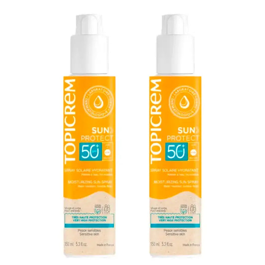 Topicrem Sun Protect Spray Spf50+, Pack 2 x 150 Ml