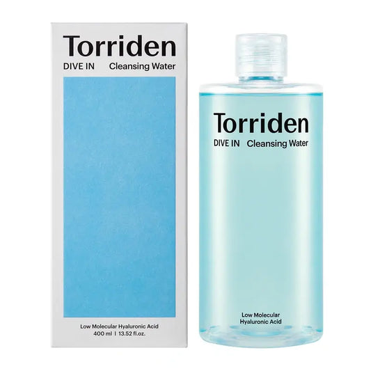 Eau nettoyante à base d'acide hyaluronique à faible poids moléculaire Torriden Dive-In, 400 ml