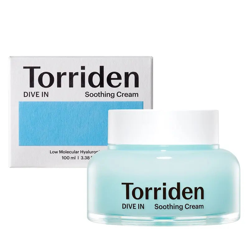 Crème apaisante à base d'acide hyaluronique à faible poids moléculaire Torriden Dive-In, 100 ml