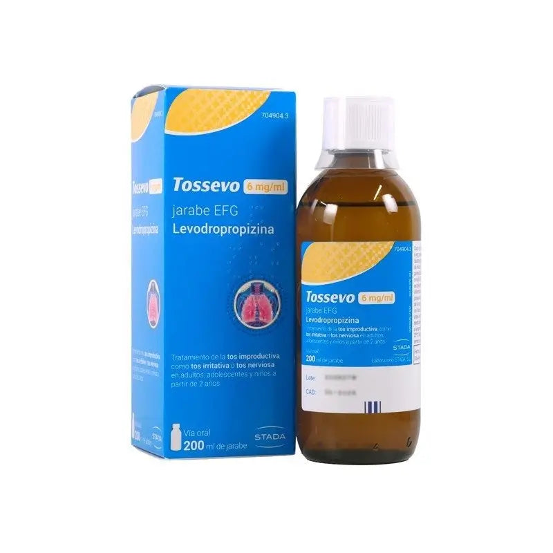 Tossevo 6 Mg / Ml Sirop Efg Levodropropizine, 200 ml