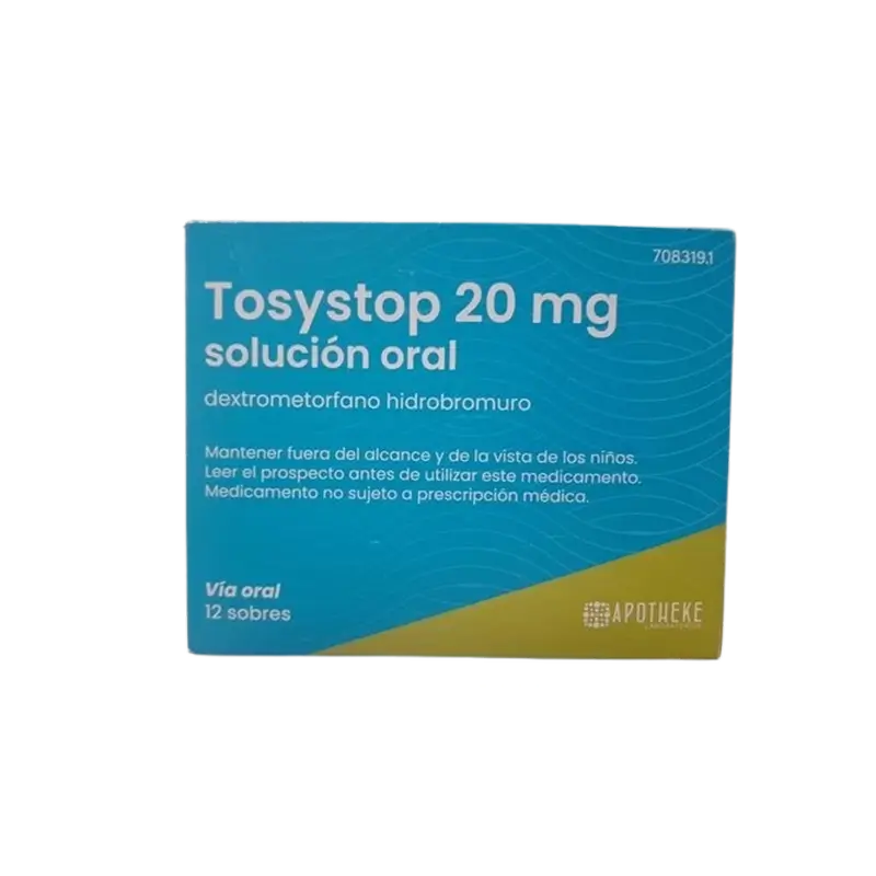 Tosystop 20 Mg Oral Solution, 12 sachets