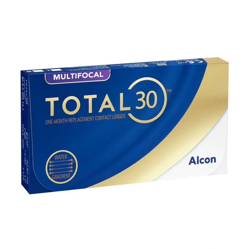 Total30 Lentilles de contact mensuelles multifocales, 6 pièces