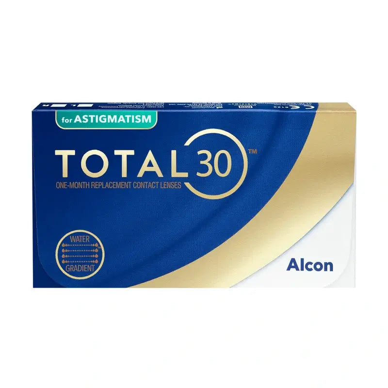 Total30 Lentilles toriques mensuelles, 3 unités