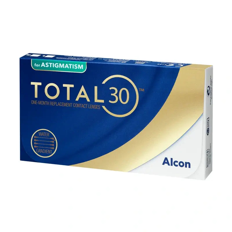 Total30 Lentilles toriques mensuelles, 3 unités