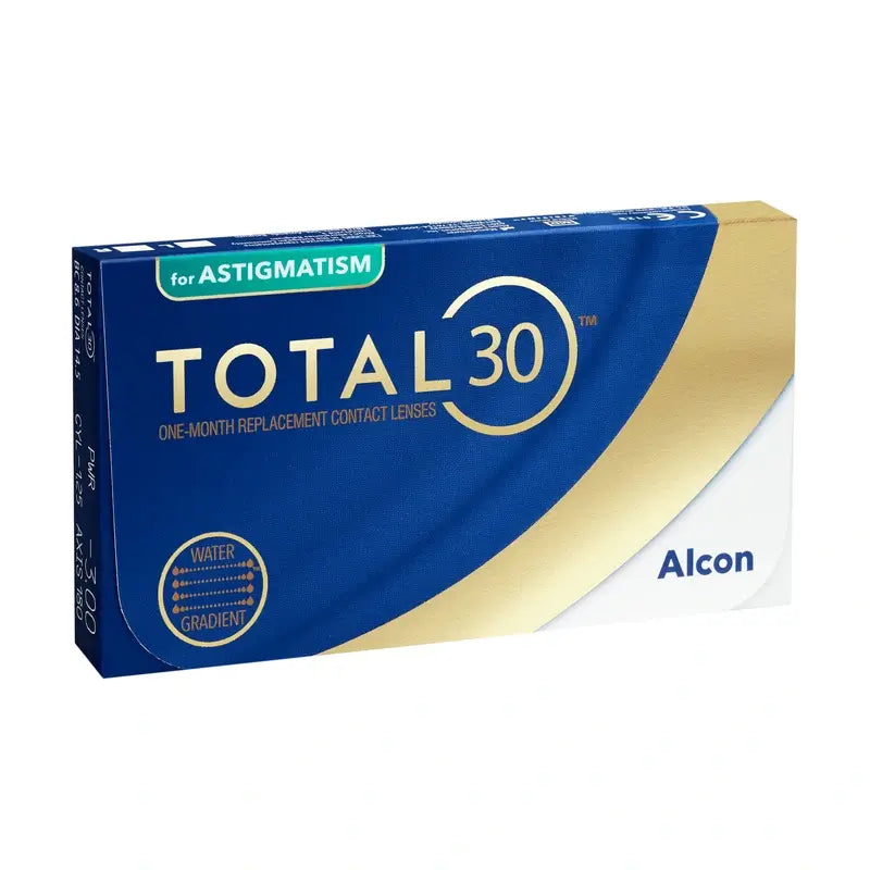Total30 Lentilles toriques mensuelles, 3 unités