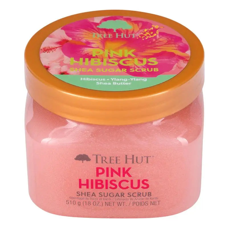 Gommage au sucre Tree Hut, Hibiscus rose, 510 g