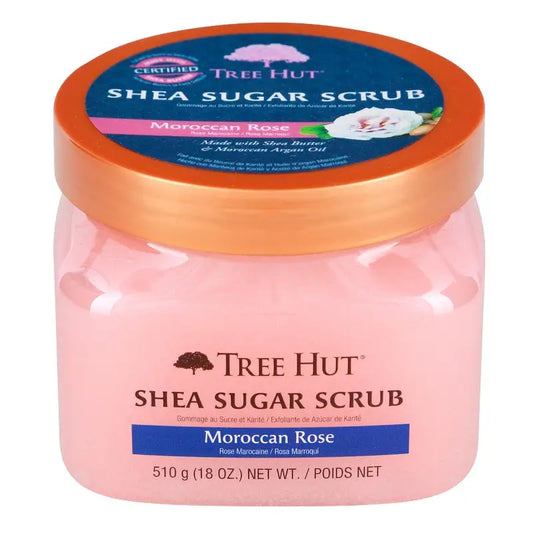 Gommage au sucre Tree Hut, Rose marocaine, 510 g