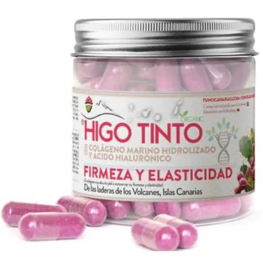 Tuno Canarias Red Fig with Collagen and Hyaluronic Acid 90 Capsules