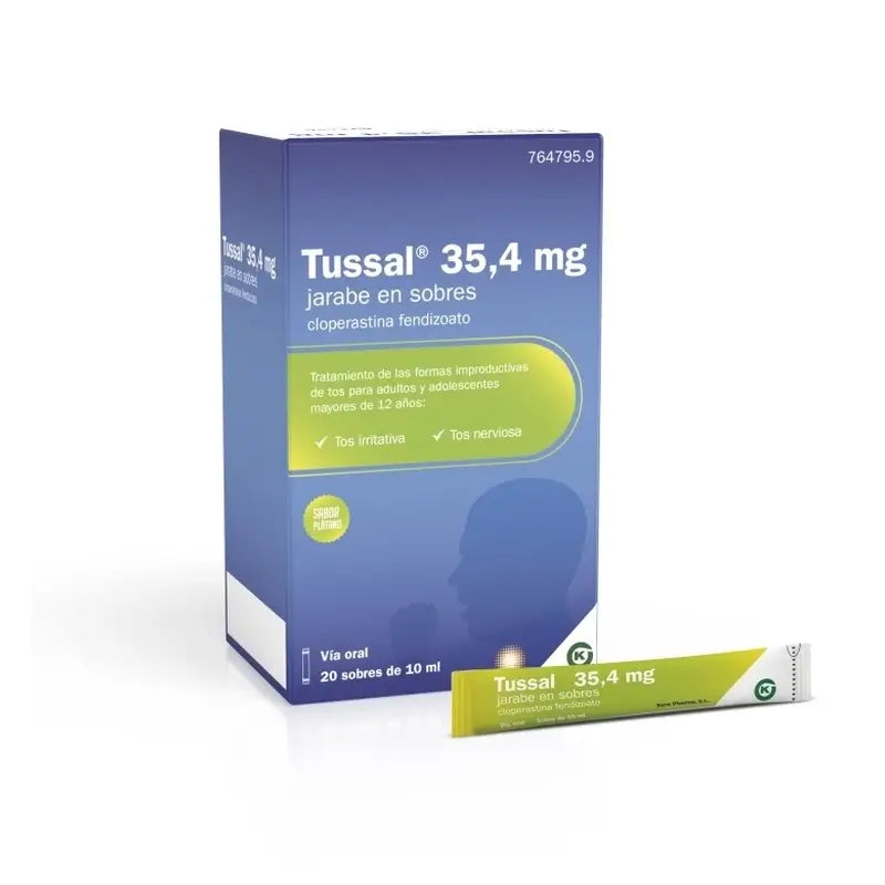 Tussal 35,4Mg Sirop en Sachets, 20 sachets