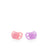 Twistshake Chupete Rosa Y Morado 0-6M , 2 unidades