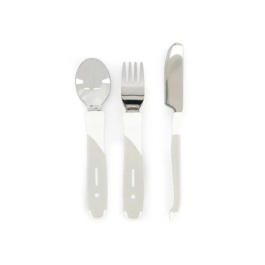 Twistshake Cutlery Set White 12+M