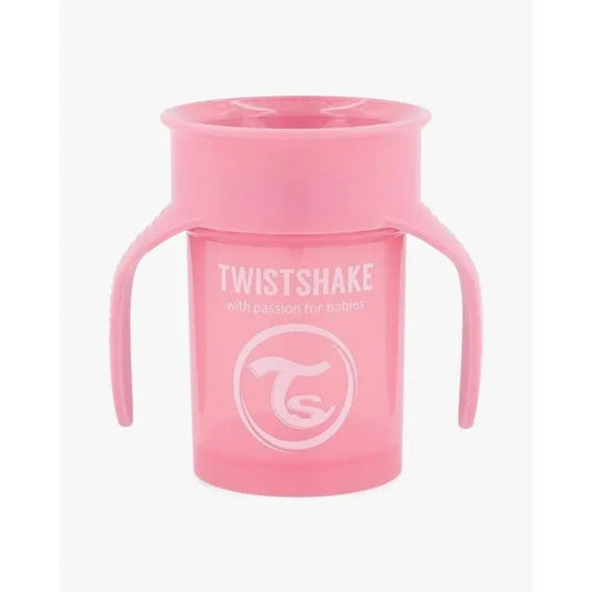 Twistshake Mug 360º Pink +6M