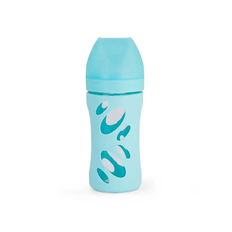 Twistshake Verre anti-colique bleu, 260 ml