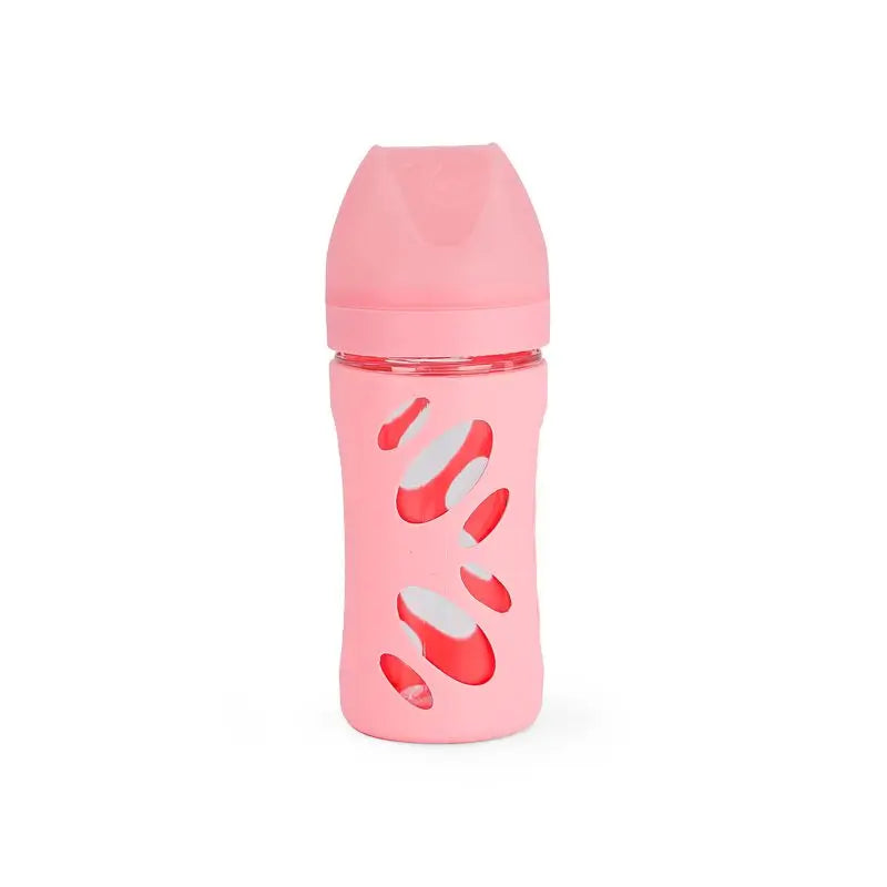 Twistshake verre anti-colique rose, 260 ml