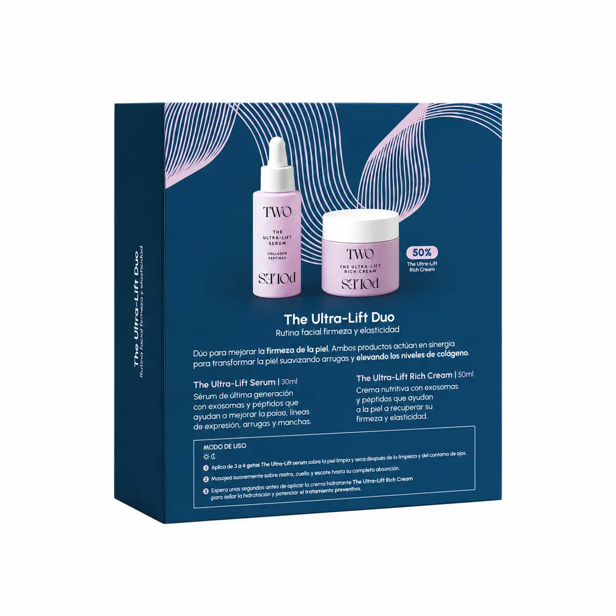 Two Poles Pack Ultra-Lift Duo : sérum et crème, 80 ml
