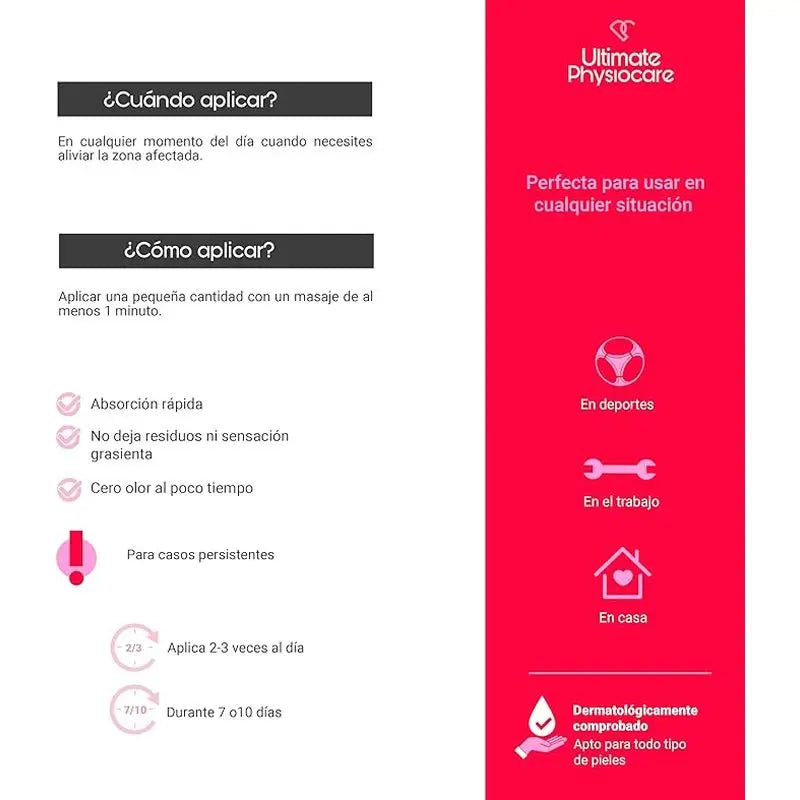 Ultimate Physiocare The Relief Gel, 250 ml