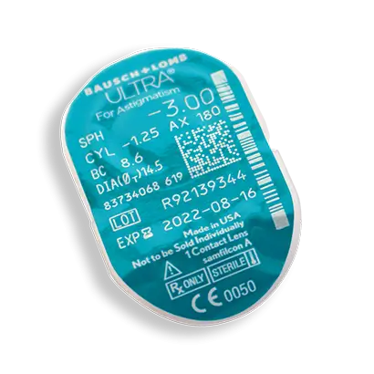 Lentilles toriques mensuelles ultra, 3 unités