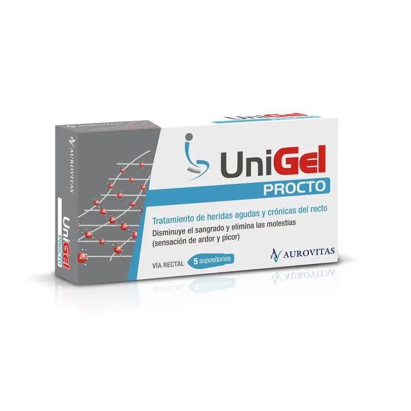 Unigel Medical Devices accélère la cicatrisation des plaies aiguës et coniques, 5 suppositoires