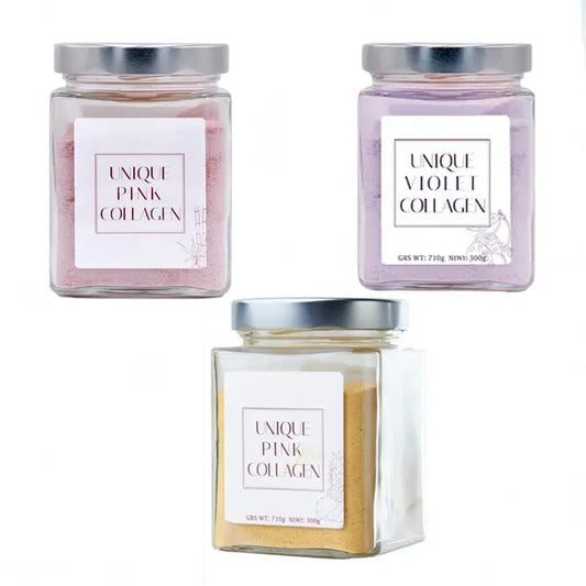 Supplément nutritionnel Unique Pink Yellow, Violet & Pink, paquet de 3x300 grammes