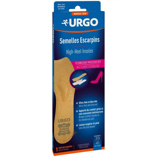 Semelles Urgo à talons hauts, taille 39-41