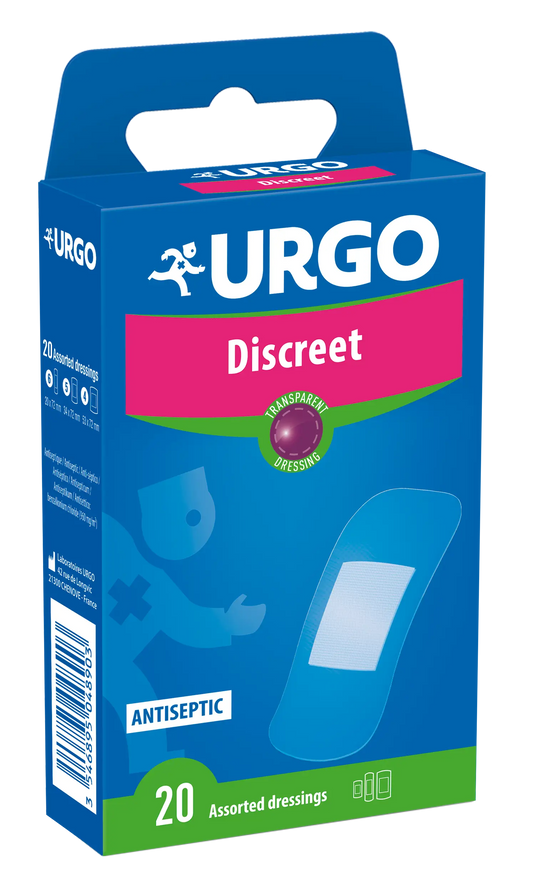 Urgo Discreet First Aid - 20 pansements, 20 pièces