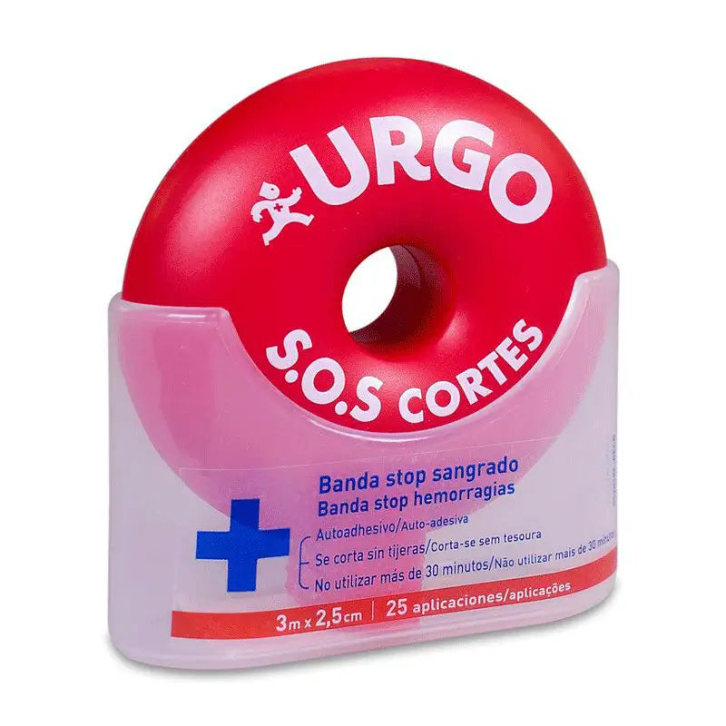 URGO SOS Cuts Self-adhesive tape 3m X 2,5cm