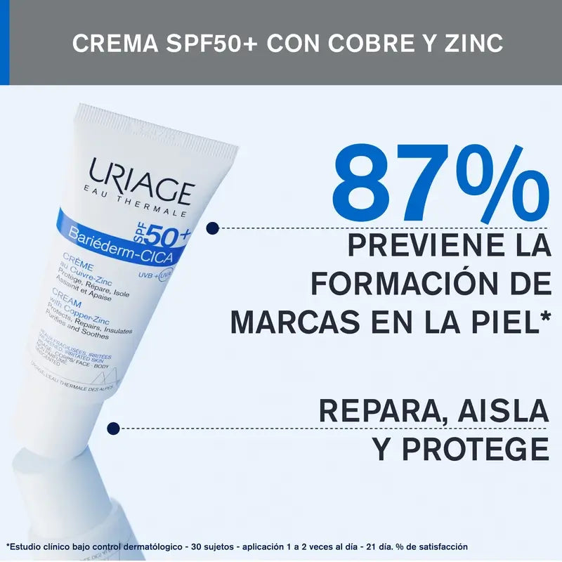 Uriage Bariéderm Cica Crème SPF 50+ 40 ml