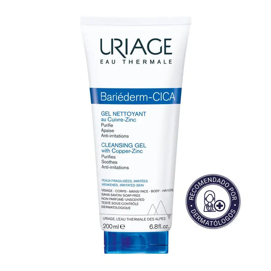 Gel nettoyant Bariéderm Cica d'Uriage, 200 ml