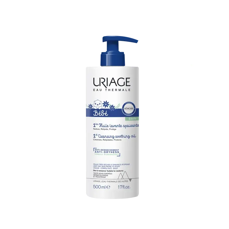 Uriage Baby 1st Huile nettoyante apaisante 500 ml