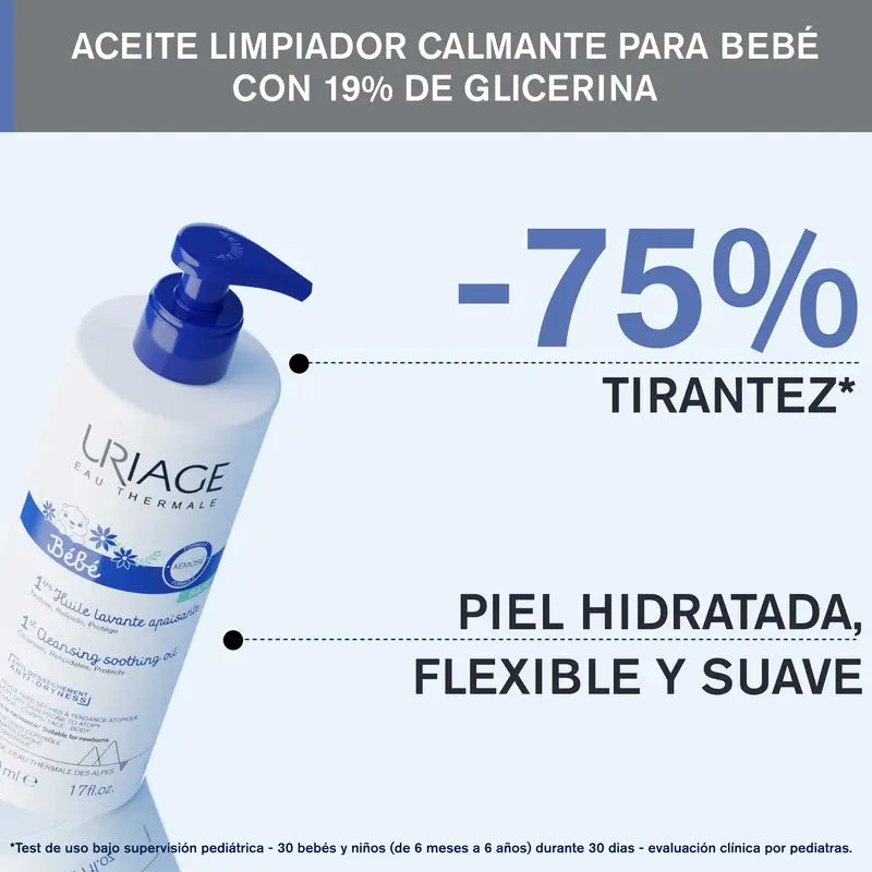 Uriage Baby 1st Huile nettoyante apaisante 500 ml