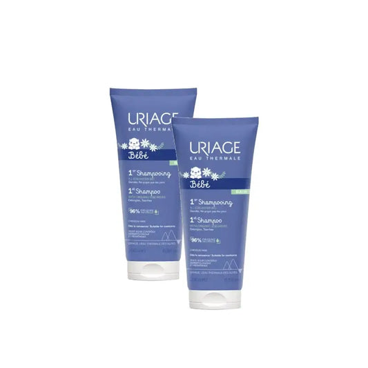 Uriage Bébé 1er Shampooing 200 ml, lot de 2
