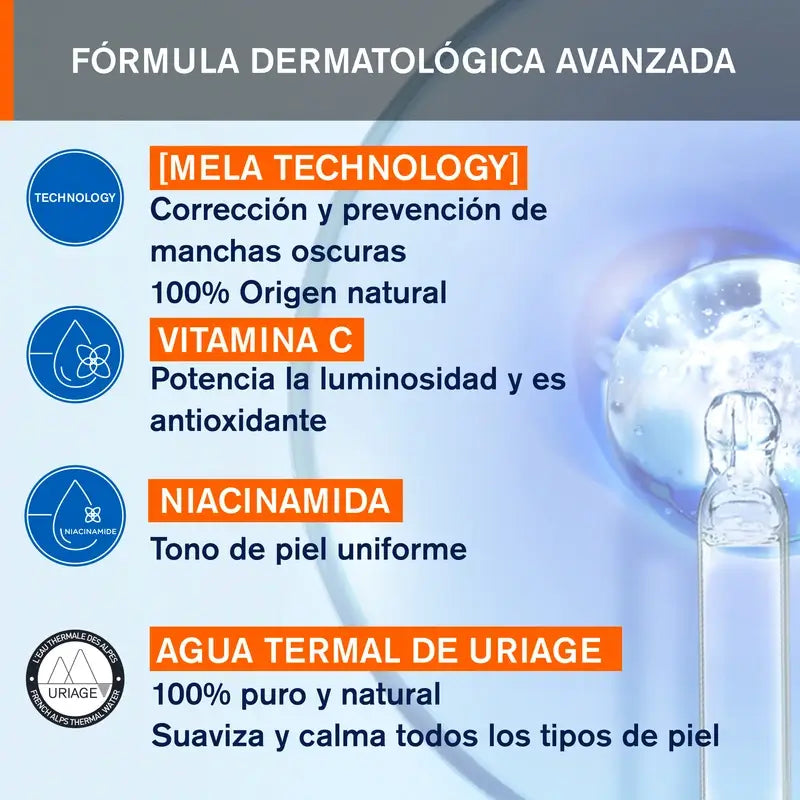 Uriage Dépiderm Mousse nettoyante éclaircissante 100 ml