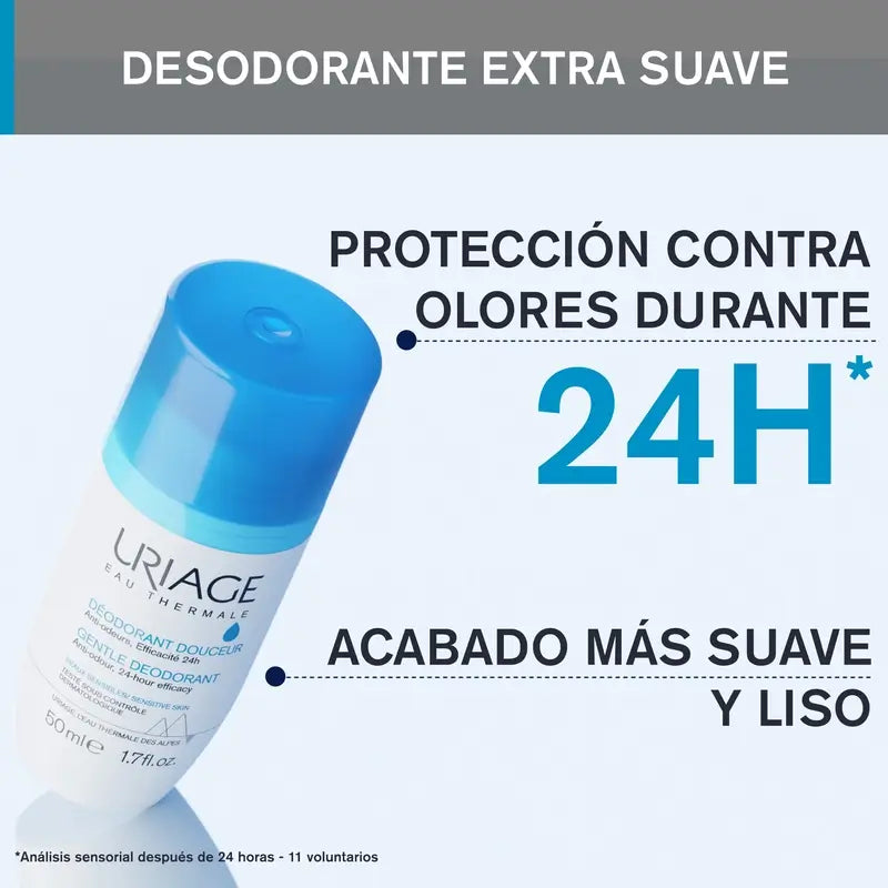 Uriage Déodorant Doux 50Ml Peau Sensible 24H