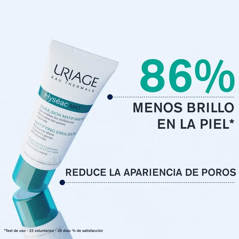 Uriage Hyséac Mat 40Ml Anti-pores et anti-brillance