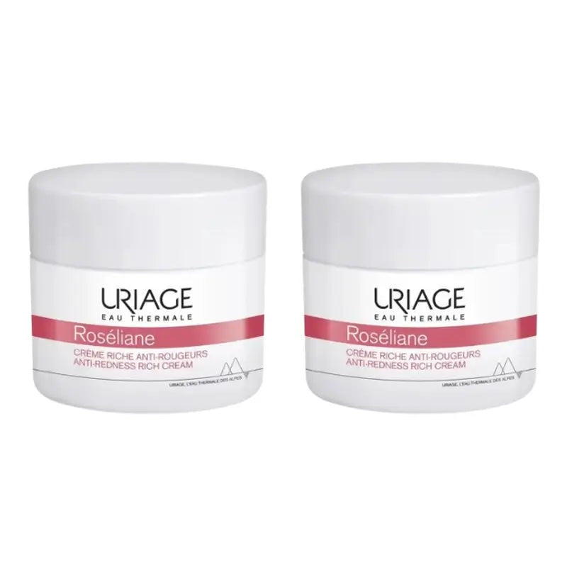Uriage Roséliane Crème riche anti-rougeurs Duplo, 2X50 Ml