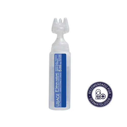 Sérum physiologique d'Uriage en dose unique, 5x15 ml