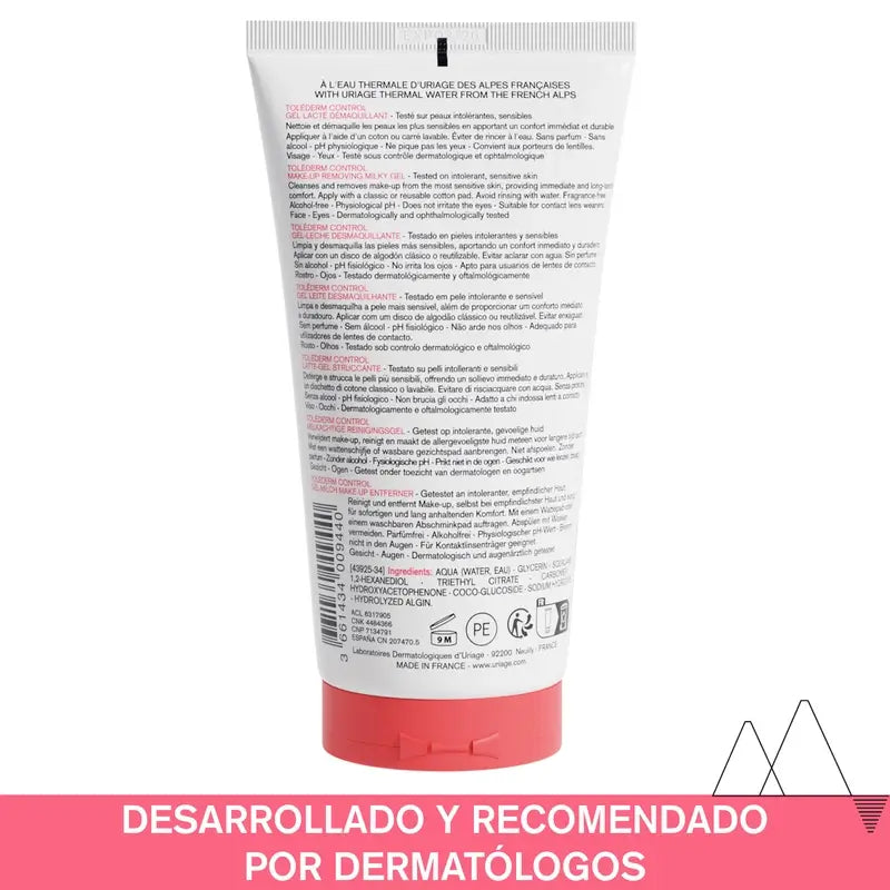 Uriage Toléderm Gel-Démaquillant Contrôle 150Ml
