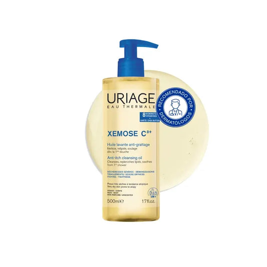 Huile démaquillante anti-démangeaisons Xemose C8+ d'Uriage 500ml