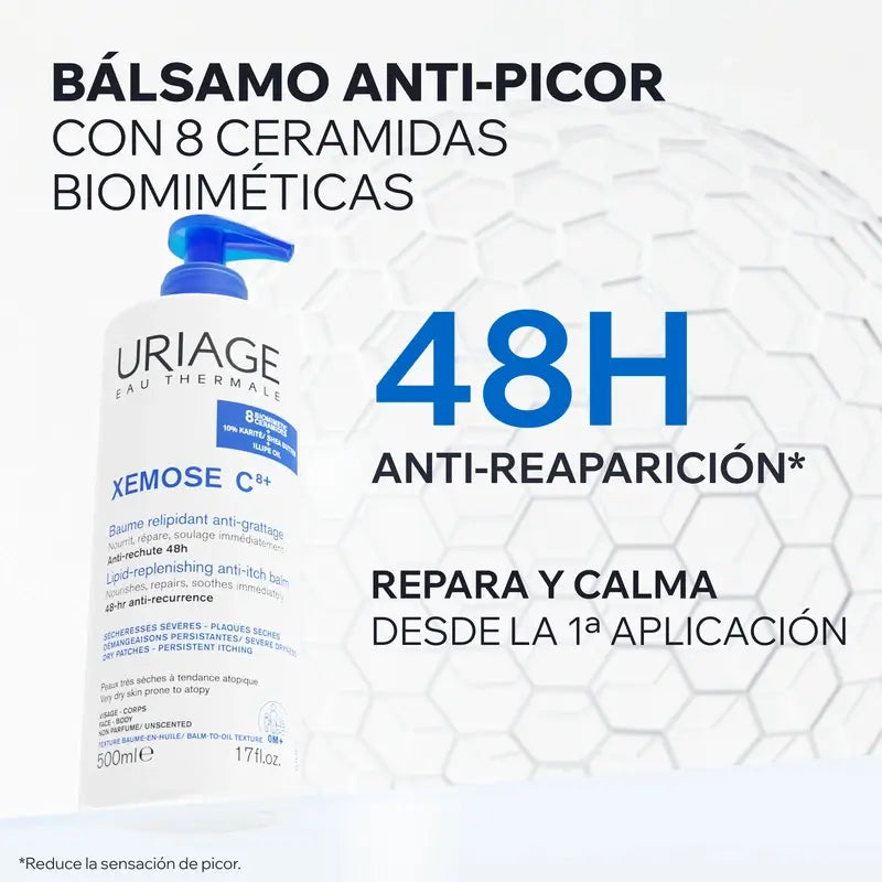 Uriage Xemose C8+ Baume anti-démangeaisons relipidant 500ml