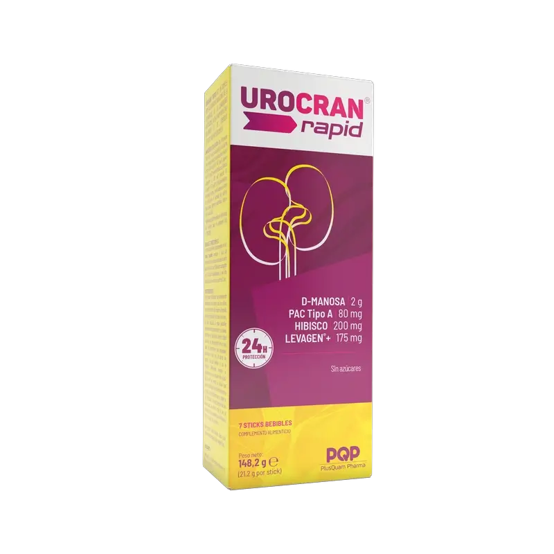 Urocran Rapid 7 bâtonnets buvables, 20 ml