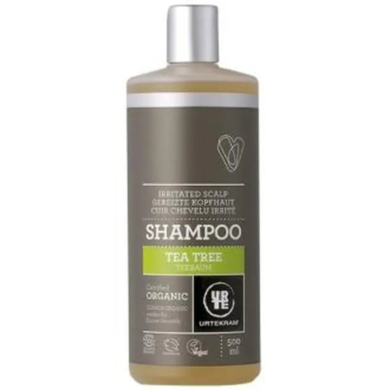 Urtekram Tea Tree Antibacterial Shampoo 500Ml. Eco Vegan