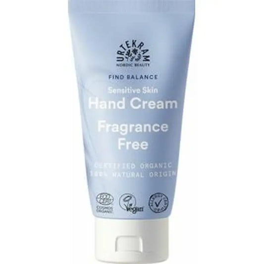 Urtekram Fragance Free Hand Cream 75Ml. Eco Vegan