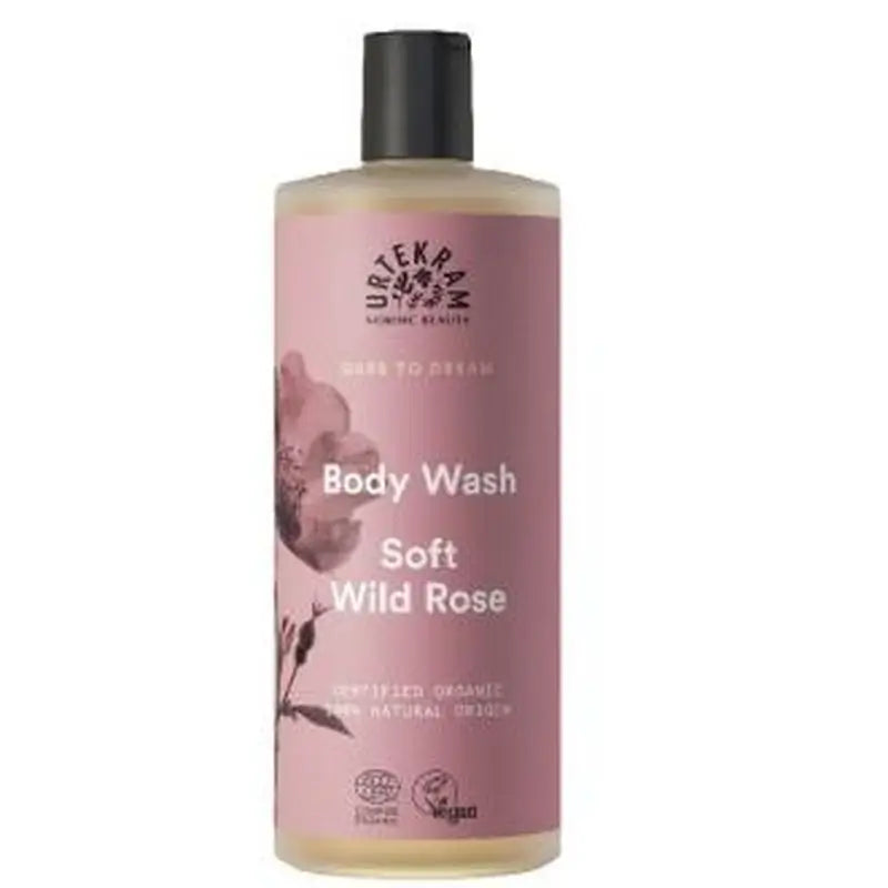 Urtekram Soft Wild Rose Bath Gel 500Ml. Eco Vegan