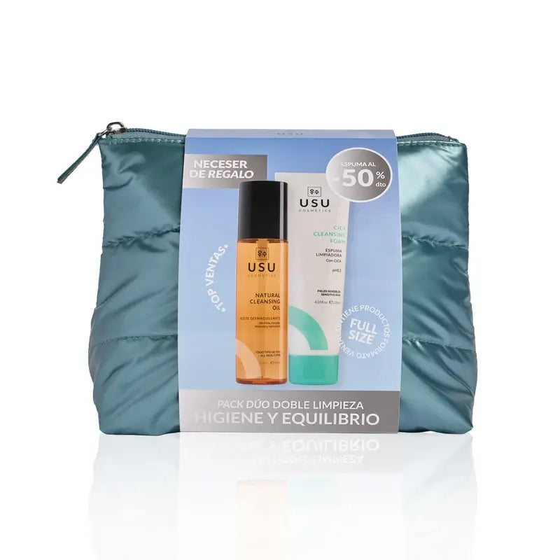Pack duo « Double nettoyage et gommage » de Usu Cosmetics