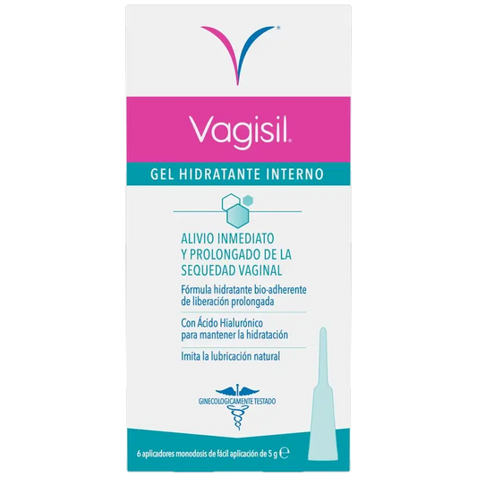 Vagisil Gel Hydratant Interne 6 Applicateurs 5 ml