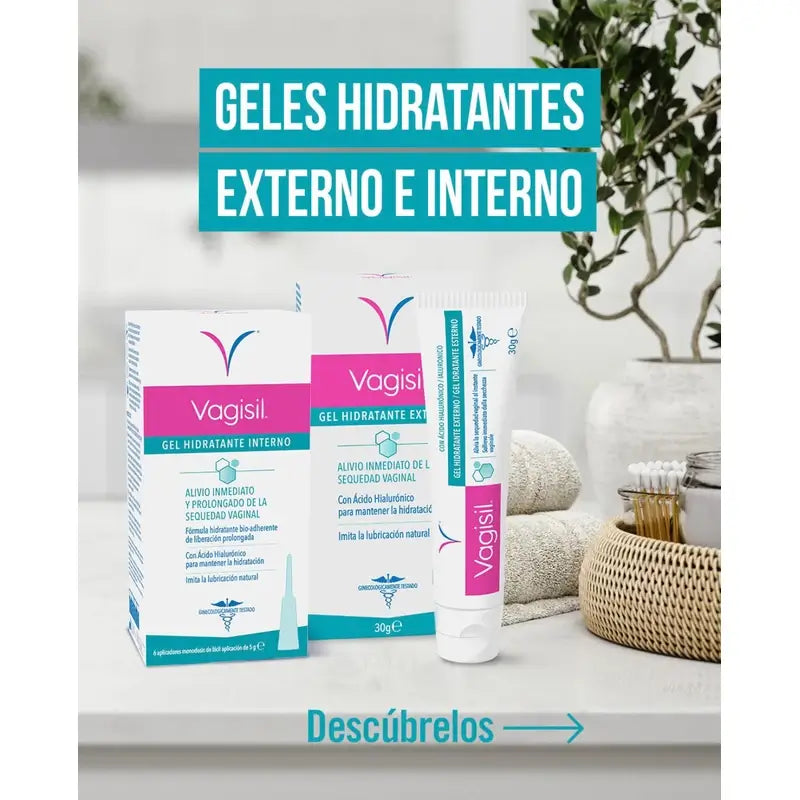 Vagisil Gel Hydratant Interne 6 Applicateurs 5 ml