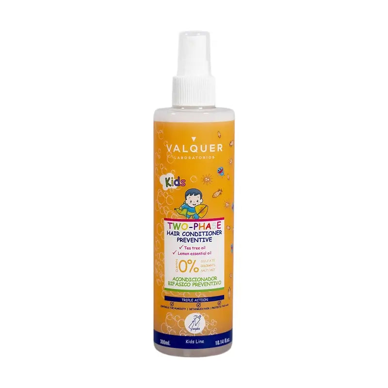 Valquer Hair Care Après-shampooing biphasé préventif pour enfants, 300 ml