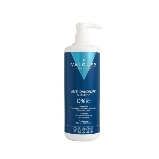 Valquer Hair Care Shampooing antipelliculaire, élimination rapide, 1000 ml