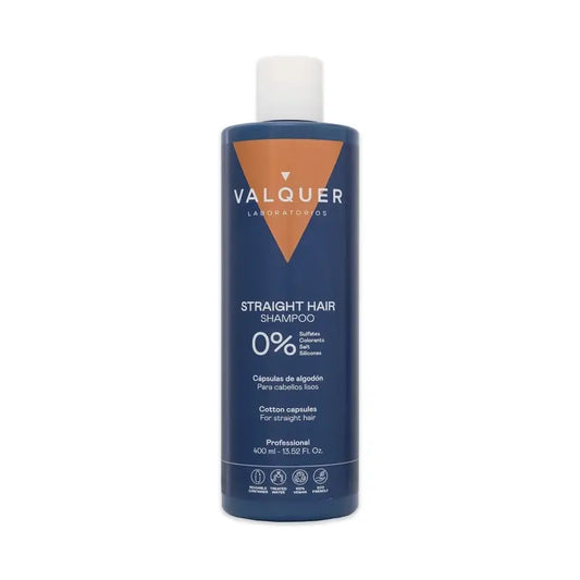 Valquer Hair Care Shampooing pour cheveux raides, 400 ml