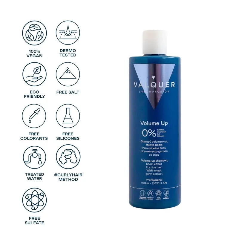 Valquer Hair Care Shampooing Extra Volume, 400 ml